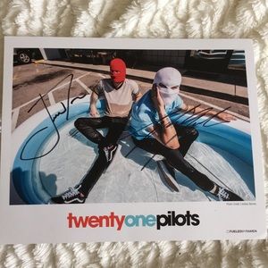 Twenty One Pilots Autographed Poster